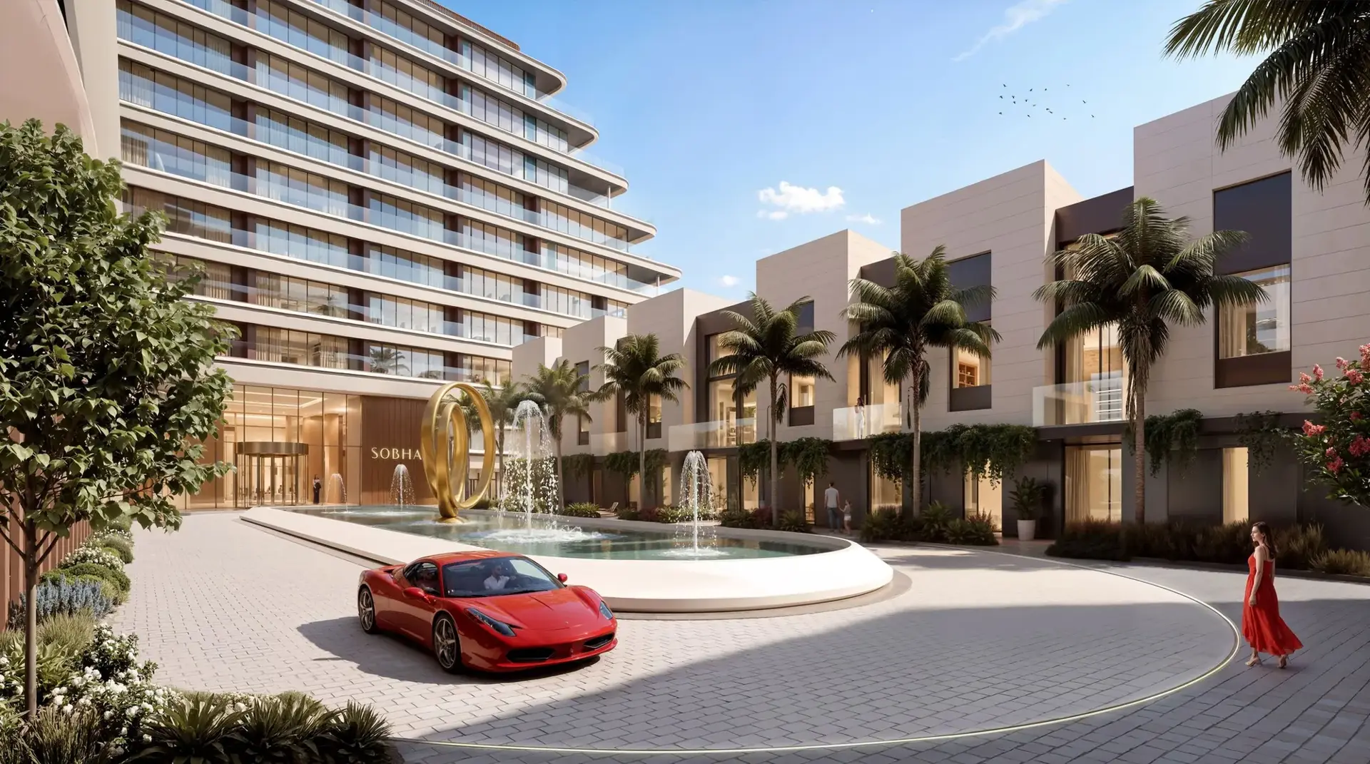 River Cove Residences · Villaments (Sobha City) — render 3